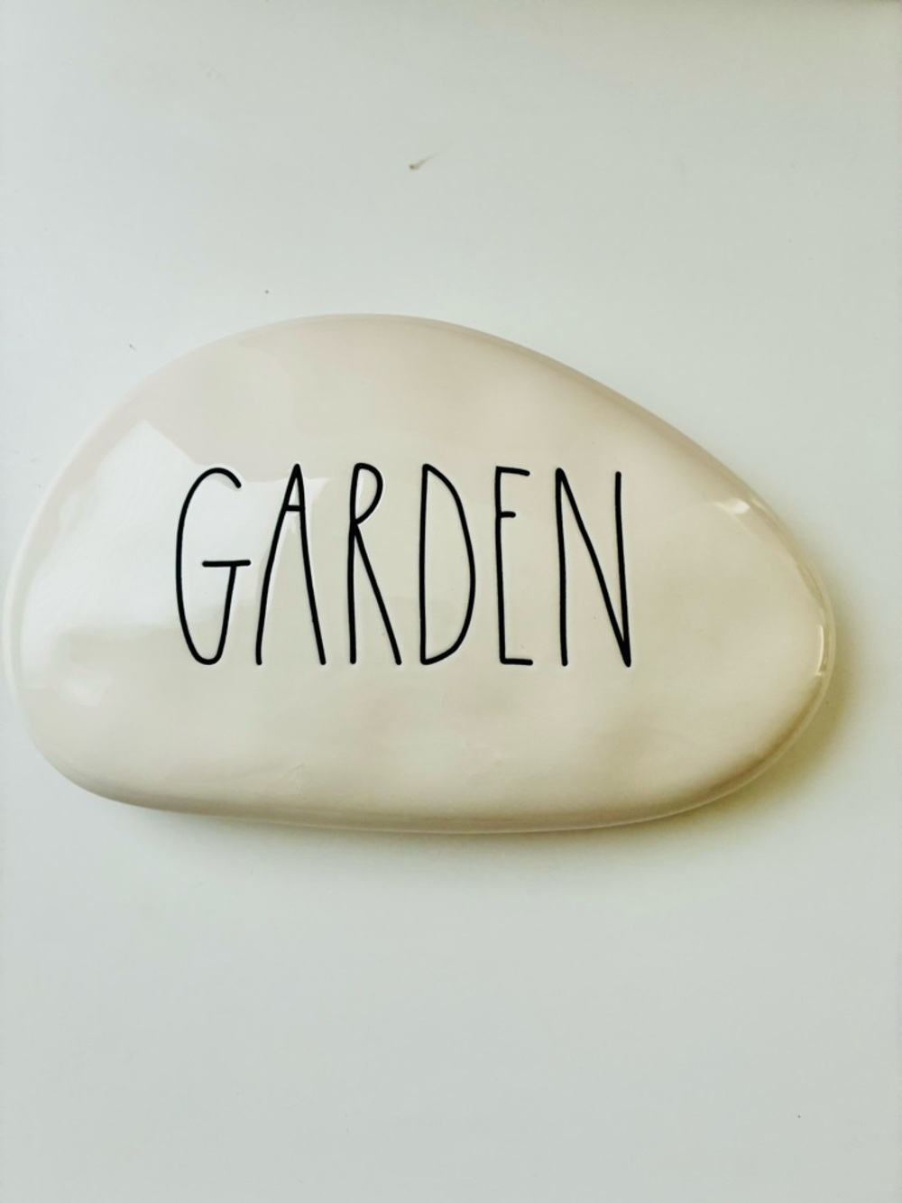 Rae Dunn GARDEN Ceramic Stone New in Box NWT Still in Original Packaging